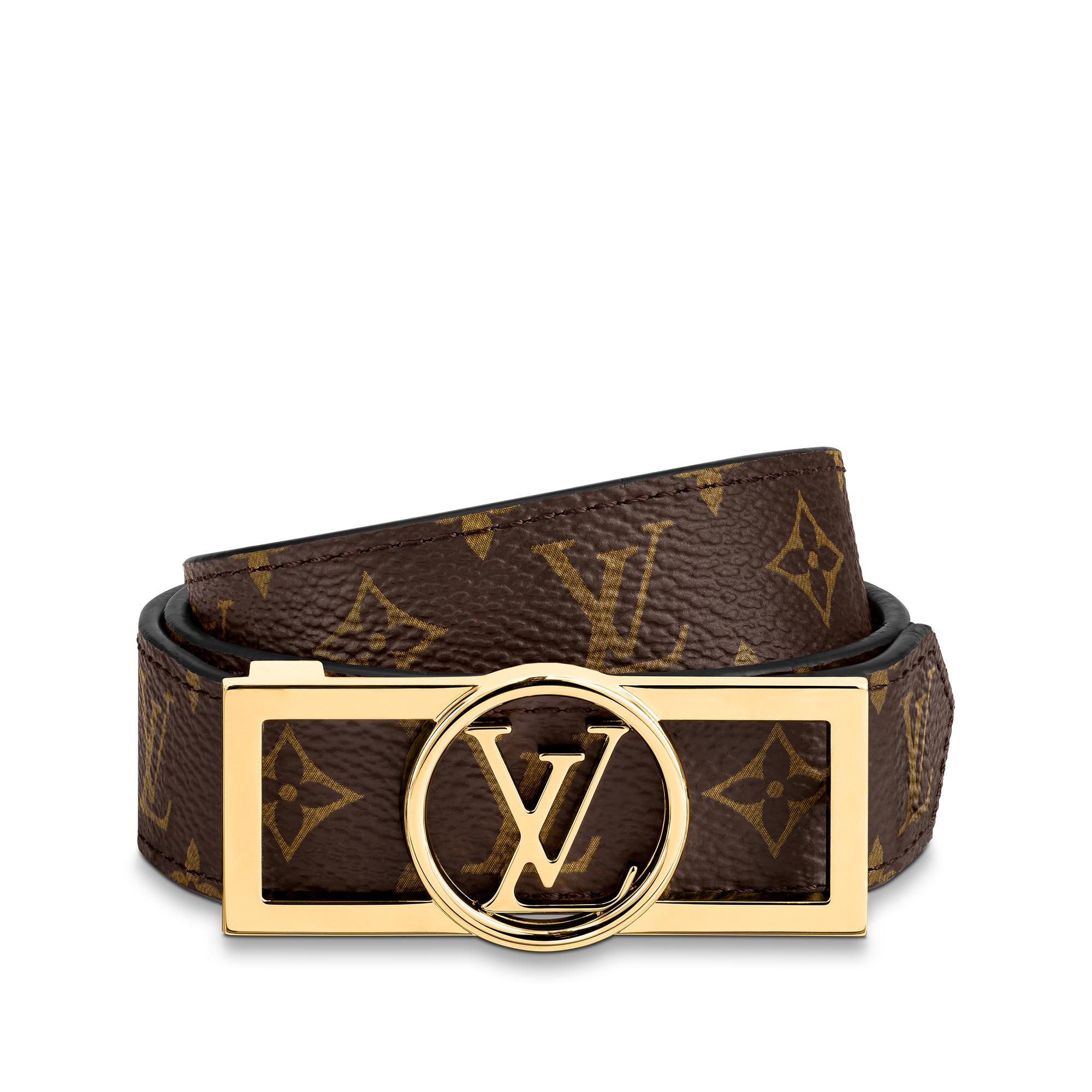 Dauphine 25MM Reversible Belt - Luxury Monogram Canvas Brown 